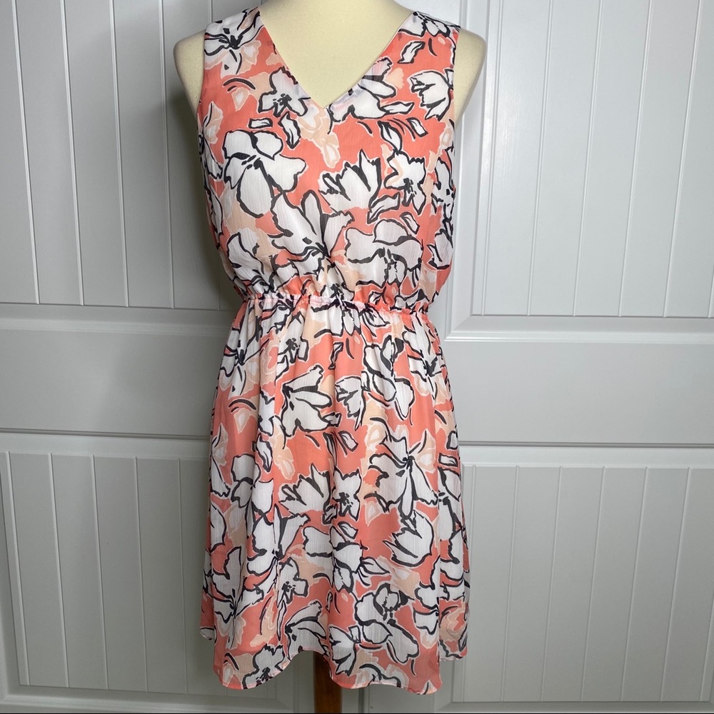 Banana Republic floral tropical dress size 4